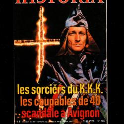 historia 366 , les sorciers du K.K.K., les coupables de 1940, nungesser et coli, les peugeot,