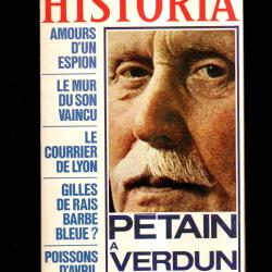 historia 317, p&eacute;tain &agrave; verdun, poissons d'avril, mur du son,amours et espionnage , r&eacute;volution,