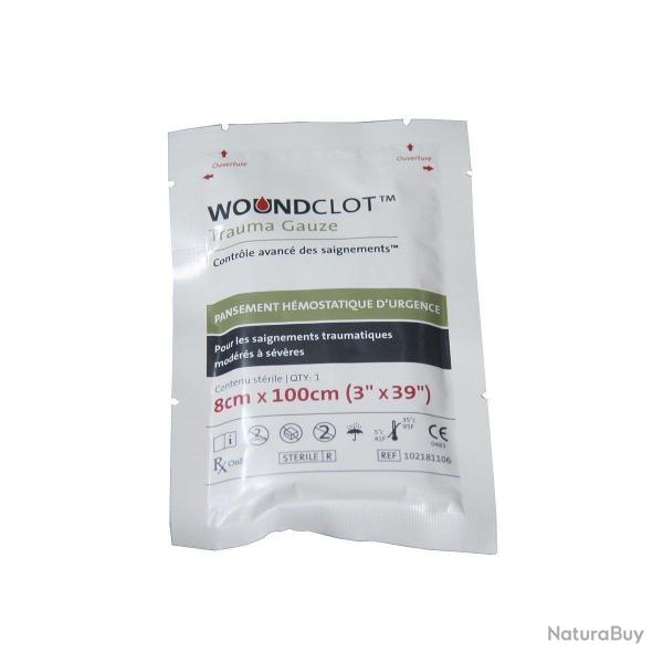 Pansement h�mostatique 8x100cm Woundclot