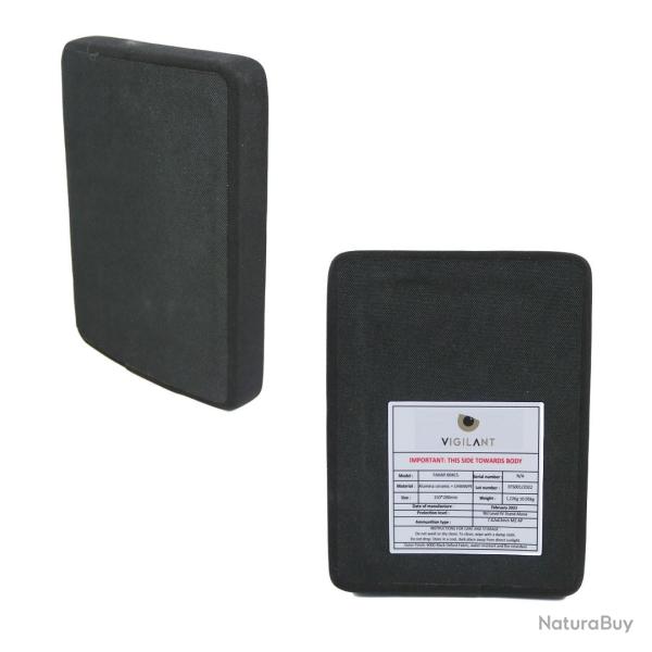 Plaque balistique lat�rale NIJ4 Stand alone 15x20 cm (1.18 kg) Vigilant