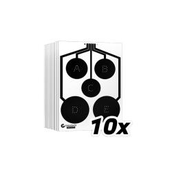 Cibles circulaires TrainShot 450x590 pack 10