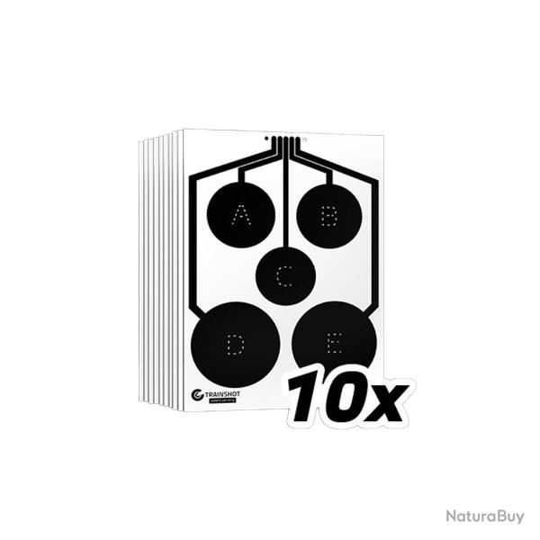 Cibles circulaires TrainShot 450x590 pack 10