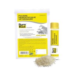 Poudre H&eacute;mostatique Chitosan V&eacute;t&eacute;rinaire SureKlot 10 ml