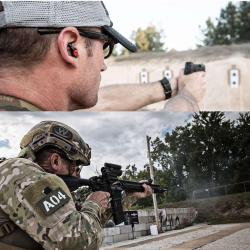 Bouchons anti-bruit EP4 Sonic Defenders&reg; Plus Transparent Surefire � Taille Medium (M)