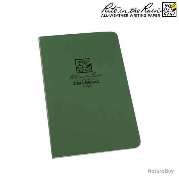 Carnet reliure 11.7 x 18.4cm vert Rite In The Rain