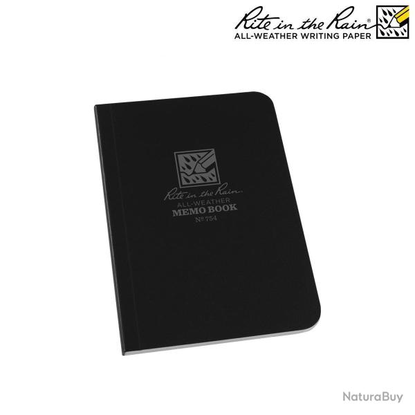 Carnet reliure 8.9 x 12.7cm noir Rite in the Rain