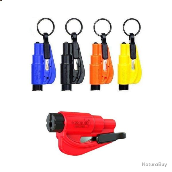 Porte clefs Brise vitre coupe sangle ResqMe