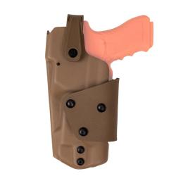Holster MPS Kydex G17 TT Lampes & SAV NIV3 Coyote Radar 1957 Radar 1957