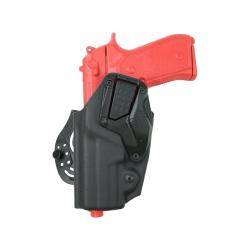 Holster LTG-Less Beretta 92/98F - Niveau II - Noir 059 - Droitier ou Gaucher + Paddle T-System | Rad