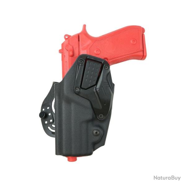 Holster LTG-Less Beretta 92/98F - Niveau II - Noir 059 - Droitier ou Gaucher + Paddle T-System | Rad