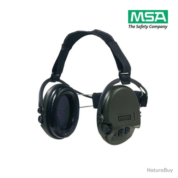 Msa Gallet - Casque anti-bruit Supreme Pro Neckband vert MSA