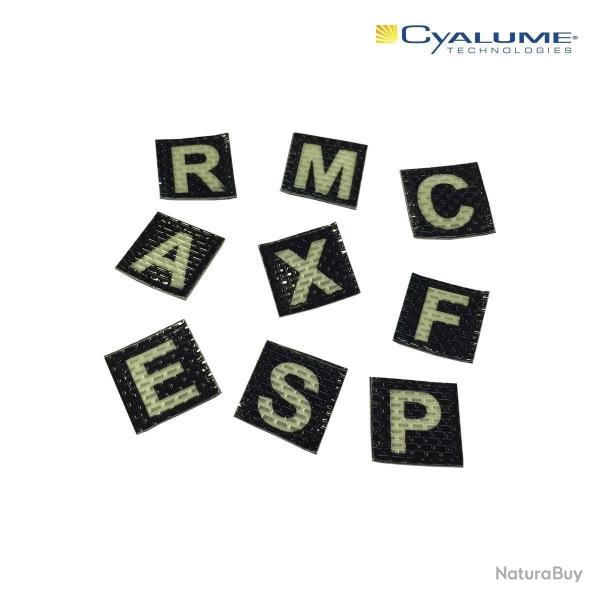 Adarom - Lettre d'identification photoluminescente Cyalume