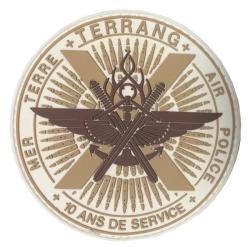 Mp-Sec Patch Terr&auml;ng 10 ans de service