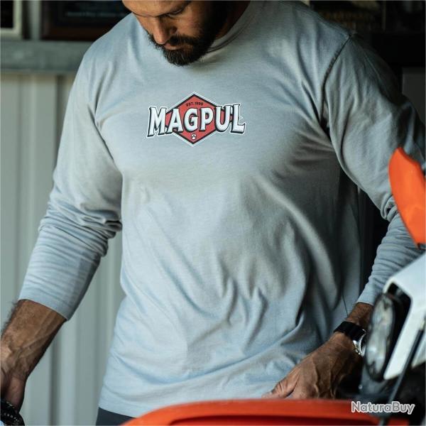 Tee shirt manches longues Station gris Magpul