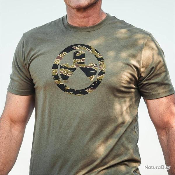 T-shirt Tiger Stripe Icon Blend vert Magpul