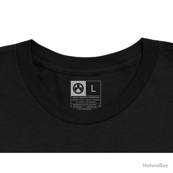 T Shirt noir Chrome Icon Magpul