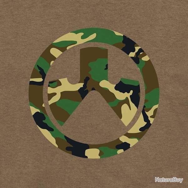 T Shirt FDE Woodland Camo Icon Blend Magpul