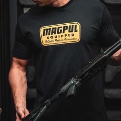 T Shirt Equipped Blend noir Magpul