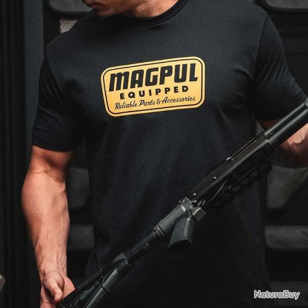 T Shirt Equipped Blend noir Magpul