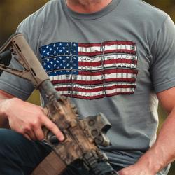 T-shirt Magpul US Flag Gris taille S