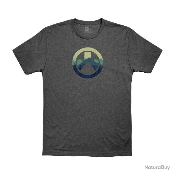 Tee Shirt Cascade Icon Logo Magpul Gris Charcoal
