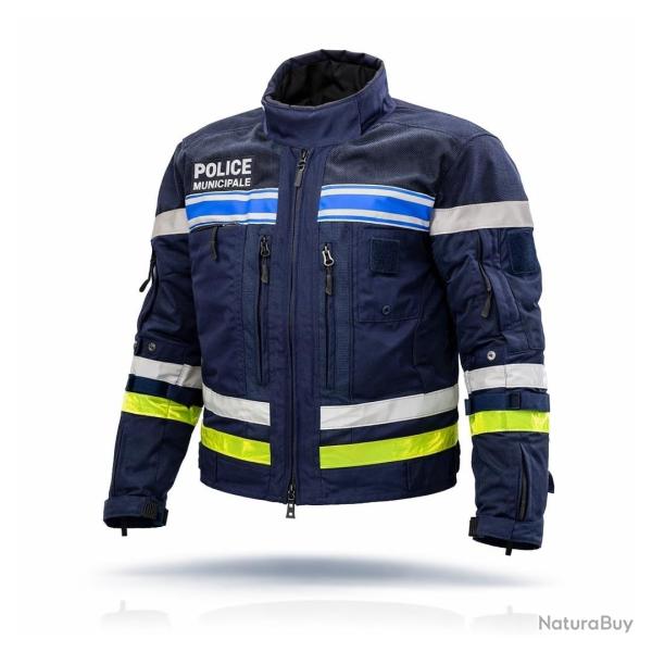 Blouson motard Police Municipale V3 saison ete EPI norme EN17092