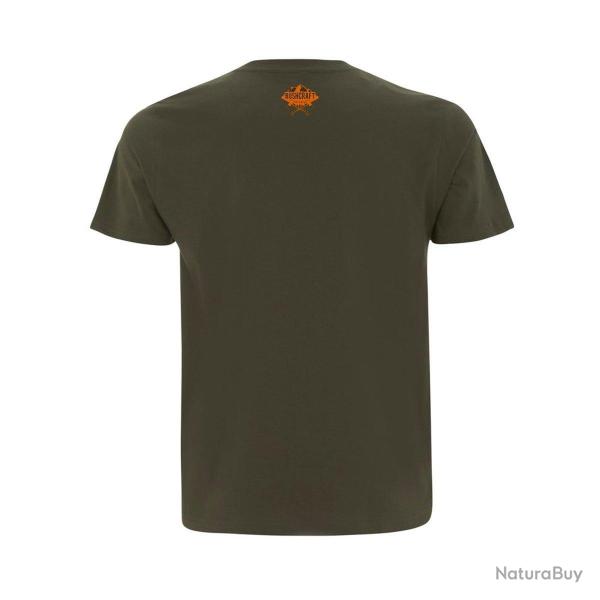 T-shirt Ours Asocial Bushcraft vert olive