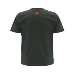 T-shirt Ours Asocial Bushcraft gris vert