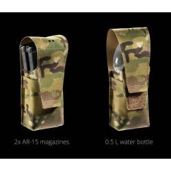Pochette Double AR sans boucle Multicam FROG.PRO