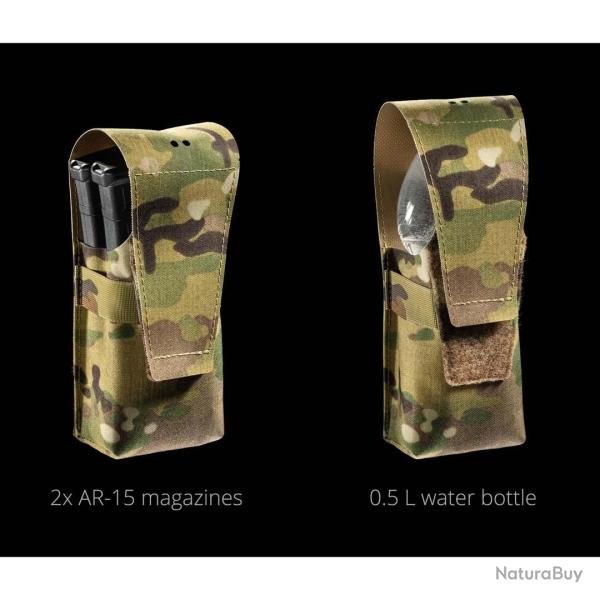 Pochette Double AR sans boucle Multicam FROG.PRO