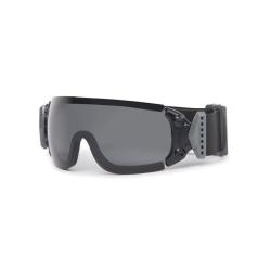 Masque Jumpmaster noir &eacute;cran gris fum&eacute; balistique