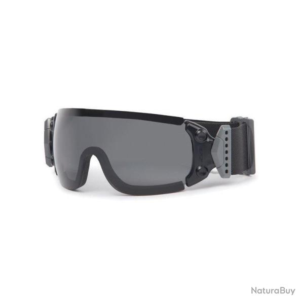 Masque Jumpmaster noir �cran gris fum� balistique