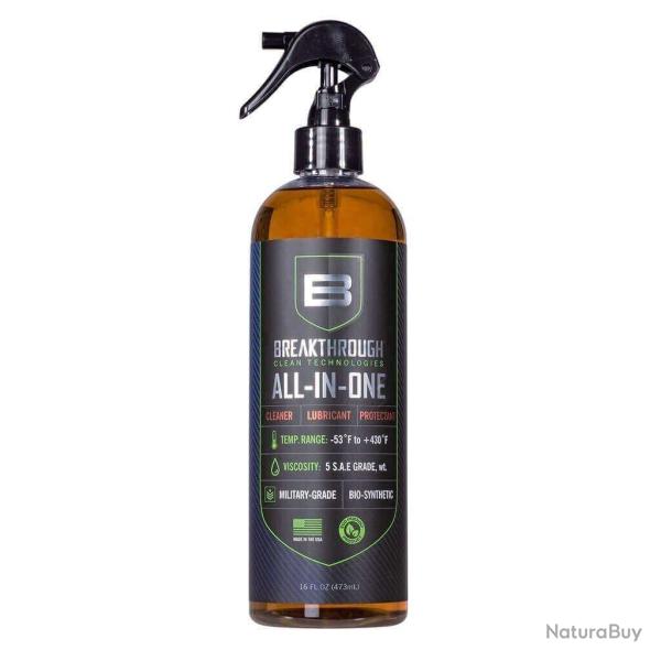 Nettoyant Clp All-in-one 473ml /16oz Bouteille Spray Gachette (mil-prf-63460f -