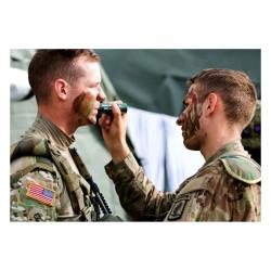 Camouflage Cream Stick 60 g baton de camouflage bicolore woodland Brown Green