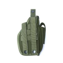Holster MOLLE simple vert olive gaucher (LH)