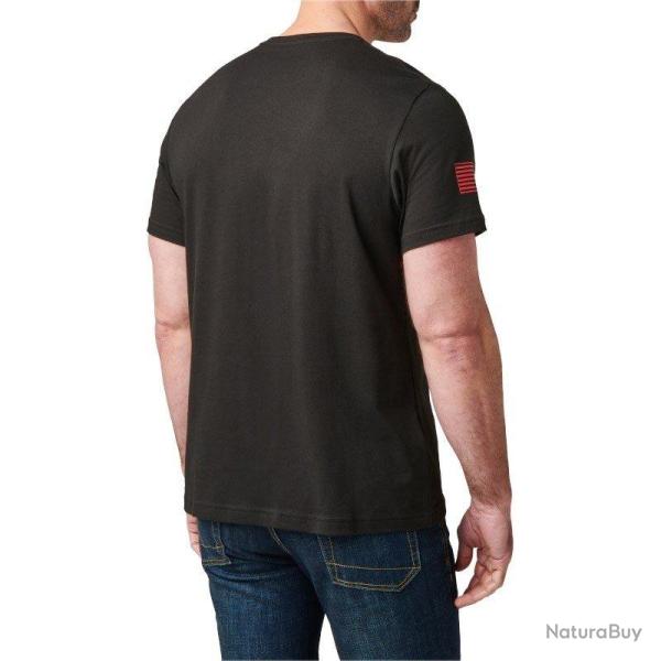 Tee-shirt USA Flag Fill Tee noir (019) 5.11