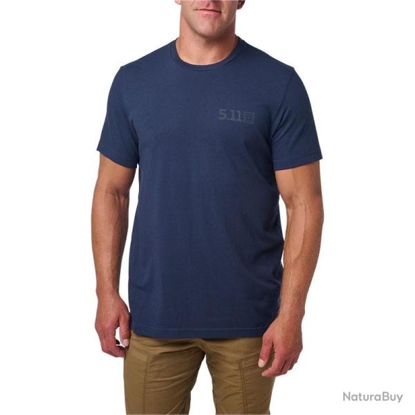 T shirt Freedom Fries Tee Bleu Pacific Navy 5.11