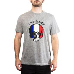 T-shirt Patriotic Skull tee France gris (016) 5.11