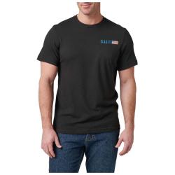 American Flag Tee Noir 019 5.11 Tactical