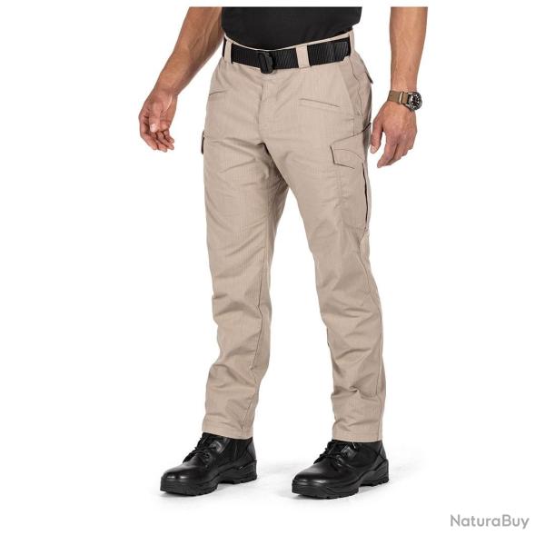 Pantalon tactique Icon khaki beige coupe slim - 8 poches renforc�es | 5.11 Tactical