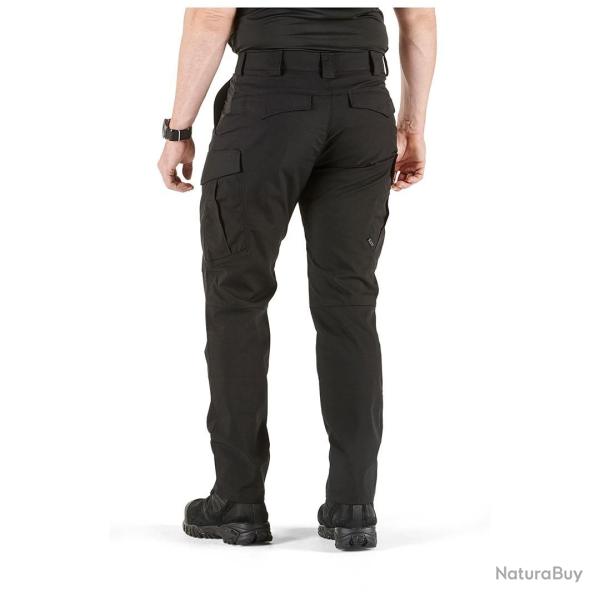 Pantalon tactique Icon noir coupe slim - 8 poches renforc�es | 5.11 Tactical