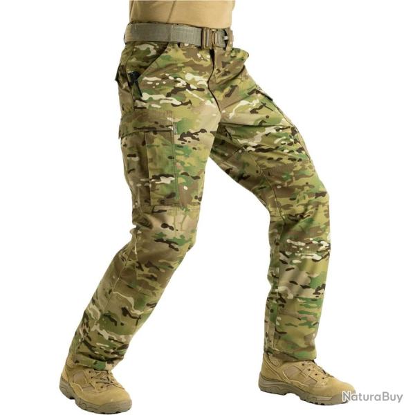 Pantalon TDU Relaxed Fit Cargo Multicam 5.11 - Pantalon tactique ripstop r�sistant et d�perlant
