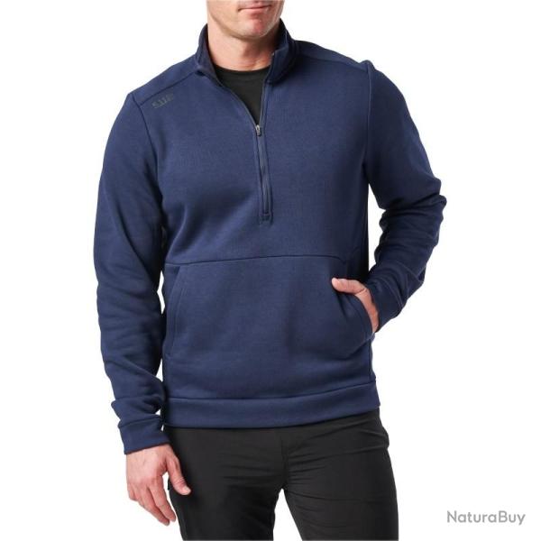 Sweat Polaire PT R Arrive 1 4 zip bleu Pacific Navy 5.11