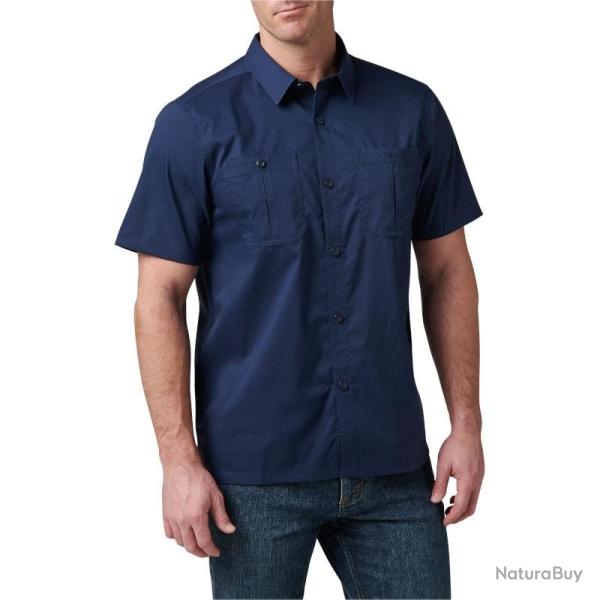 Chemisette de travail LANDEN bleu pacific navy 5.11