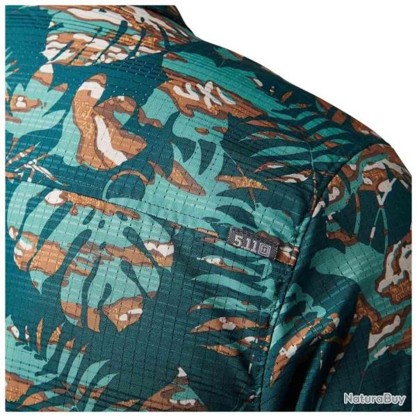 Chemise manches courtes Adventure Print Blueblood Reflection Camo 1476 5.11 Tactical