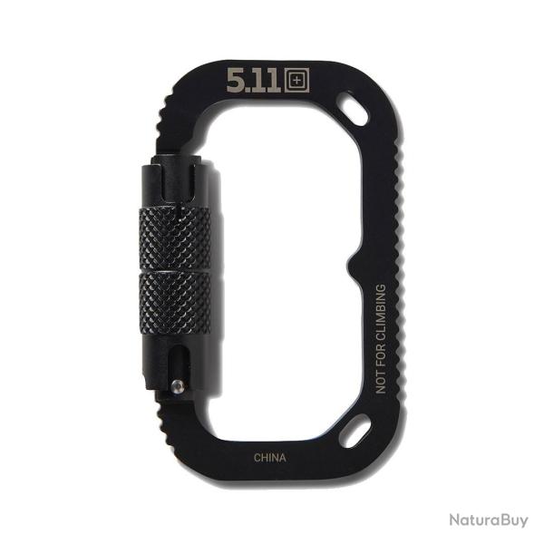 Mousqueton 5.11 Hardpoint L3 Locking Noir - S�curis� et compatible MOLLE