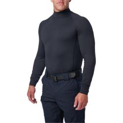 5.11 Tactical Tee shirt Mock Neck LS Midnight Navy 750 5.11 Bleu Midnight Navy