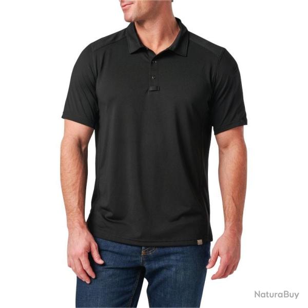 5.11 Tactical Polo Paramount Crest noir 5.11 Noir (019) - Taille S