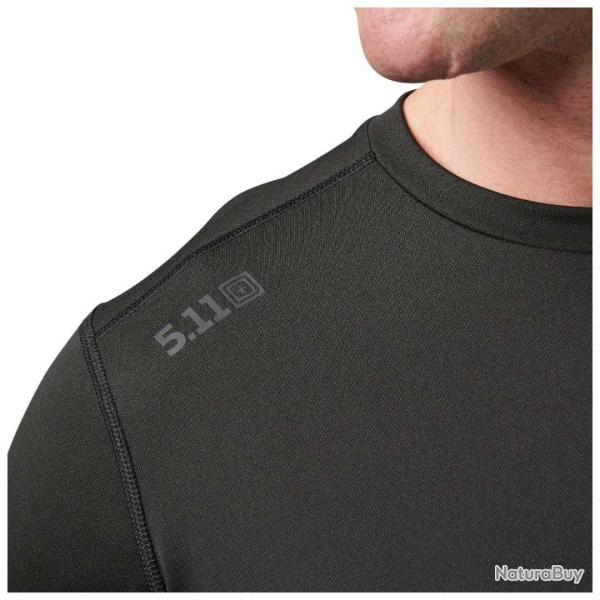 5.11 Tactical T-shirt Sulli UV Crew Tee Fatigue Heather - Taille 2XL