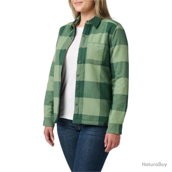 Veste Polaire Louise Green Check 5.11 Tactical